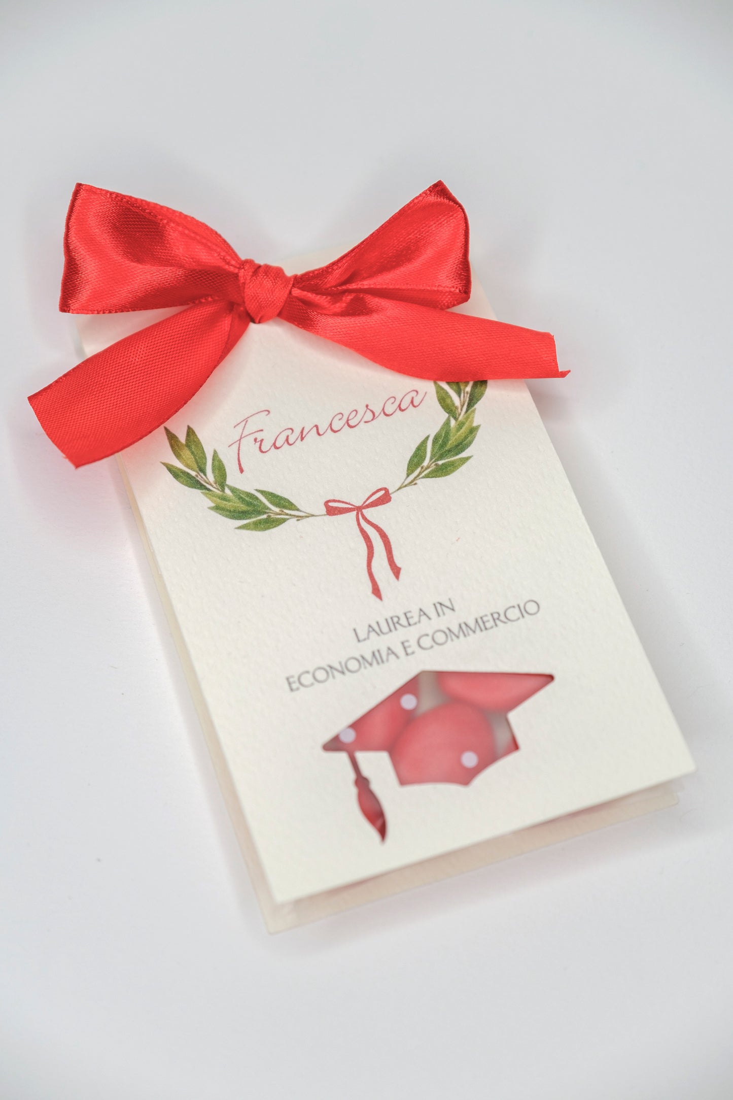 Custodia confetti Laurea Soggetto forato