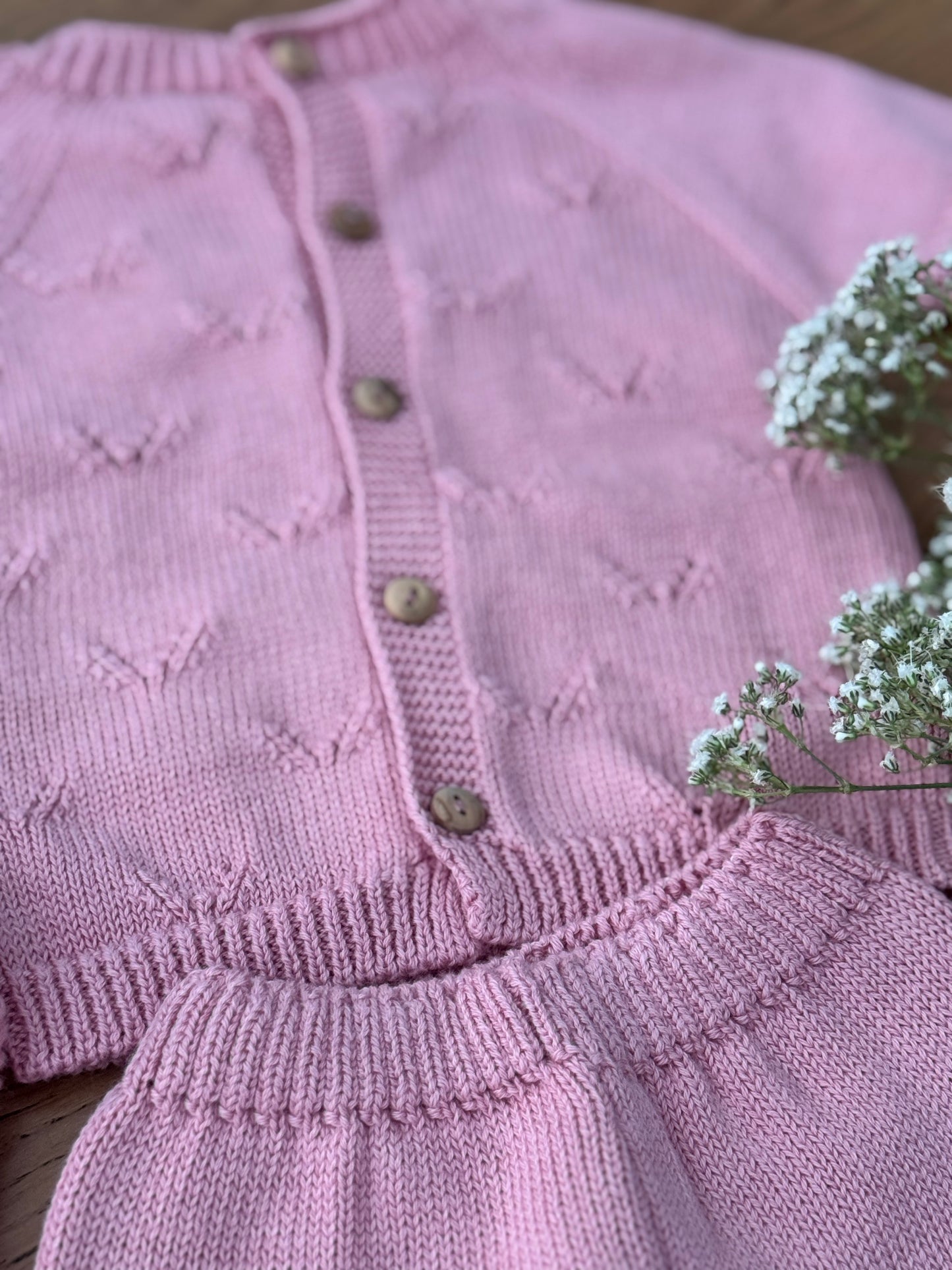Set 3 Pezzi Maglia giro Collo in maglia di Cotone
